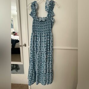 EUC Blue Shell Vine HHH Ellie Dress
